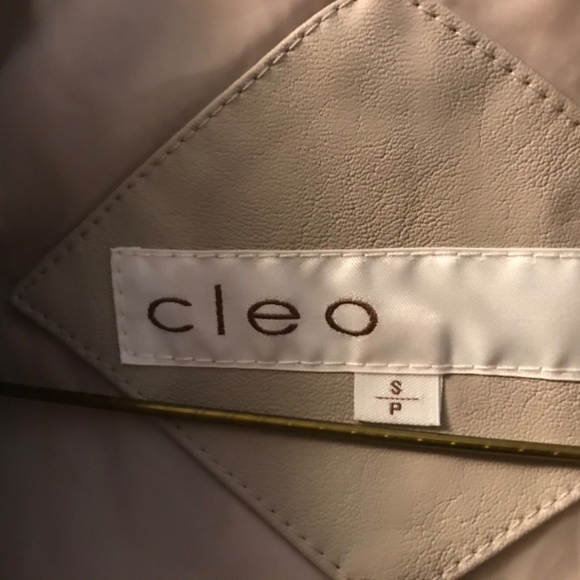 Cleo Motorcycle Style Vegan Leather Jacket (S/M) - Picture 8 of 8